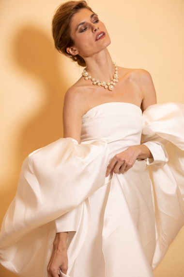 off the shoulder wedding dress accessories Lace Bridal Sleeves for Dress CHANEL Detachable Chantilly Lace Wedding Dress Accessories 42EU/L/14UK/12US