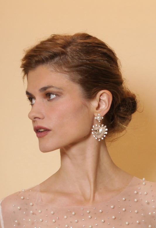 Heart shaped earrings