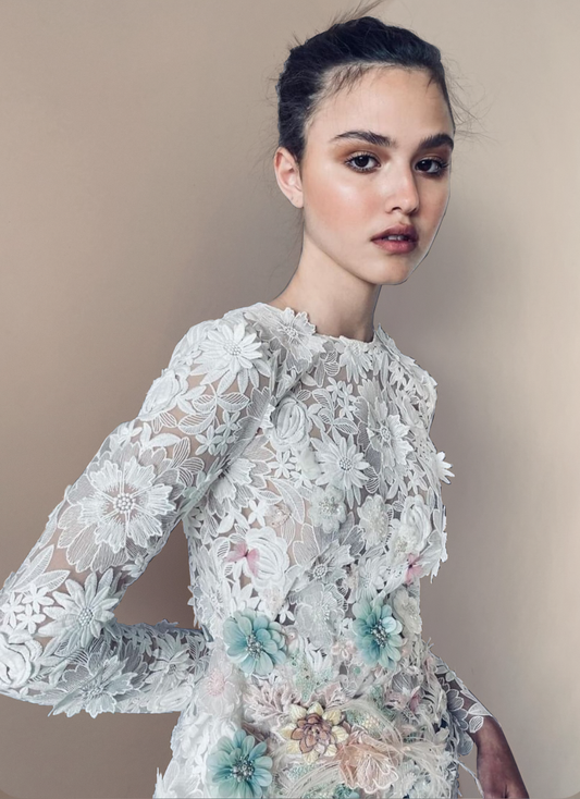 Engagement and small wedding parties dress | vintage white mini dress| bridal mini dress| | casual wedding short dress | lace short dress