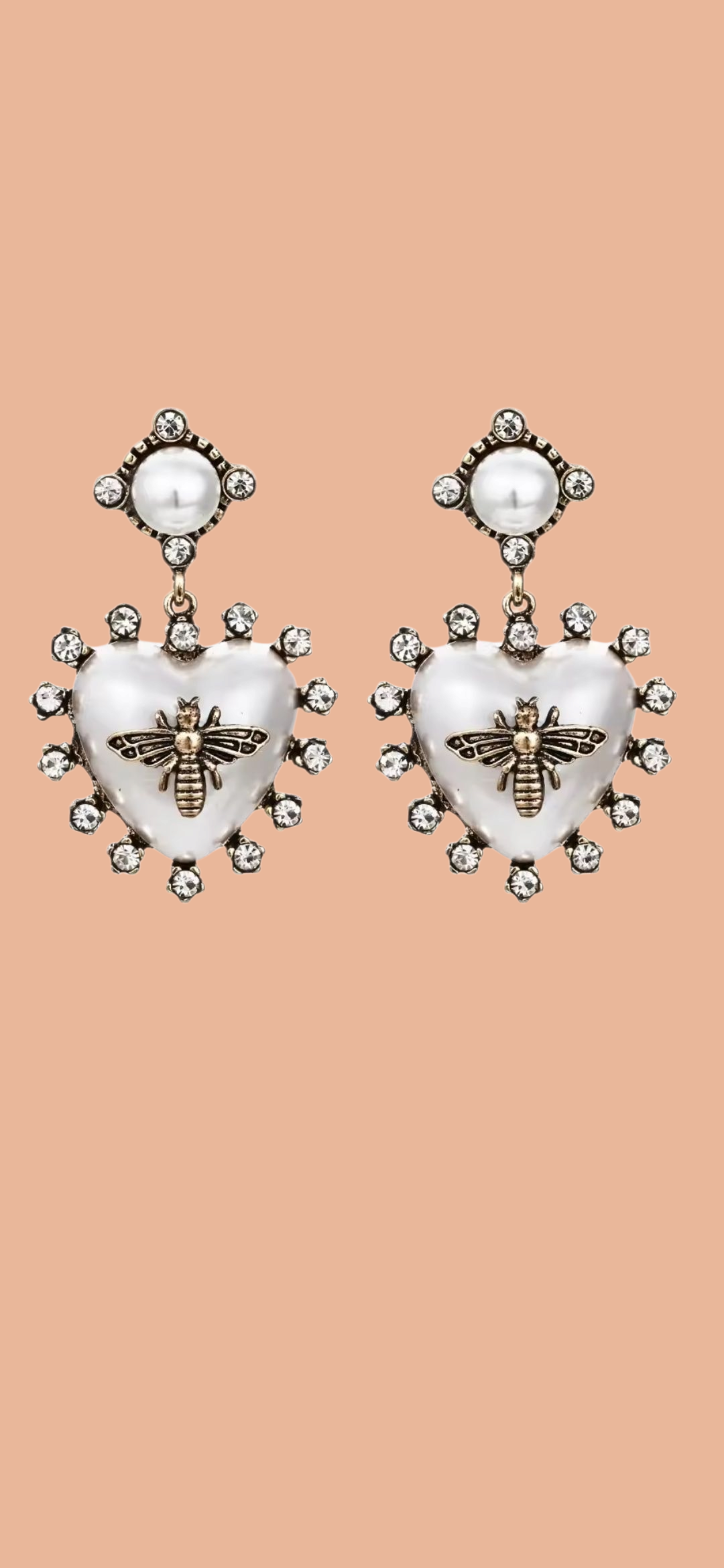 Heart shaped earrings