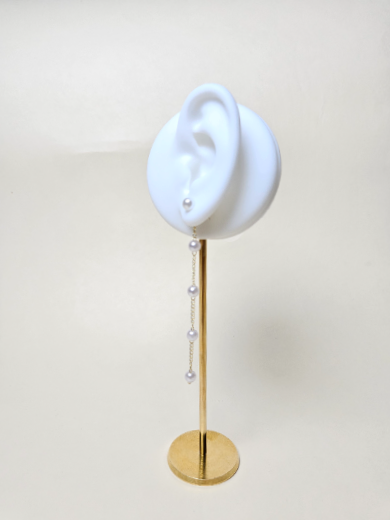 Long Pearl Drop Earrings, Pearl Statement Earrings, Big Bridal Drop Earrings, Wedding Earrings, Elegant Pearl Earrings